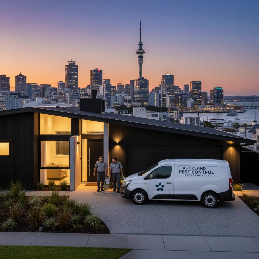 Auckland home with professional pest control service