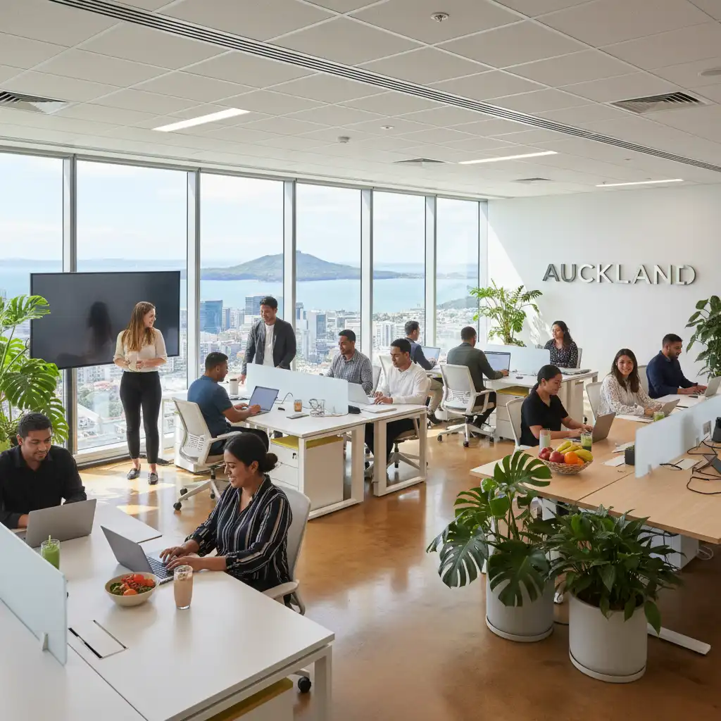 Productive and healthy office environment in Auckland