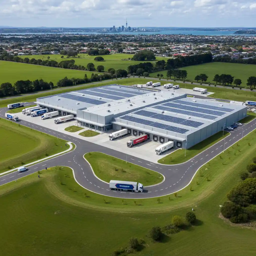 Large modern warehouse facility in Auckland