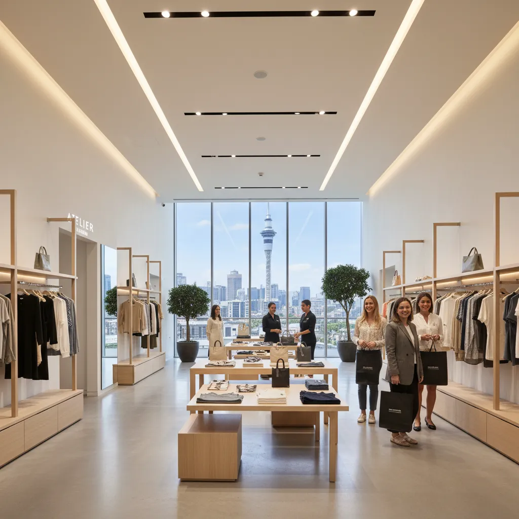 Pristine retail store interior in Auckland free from pests