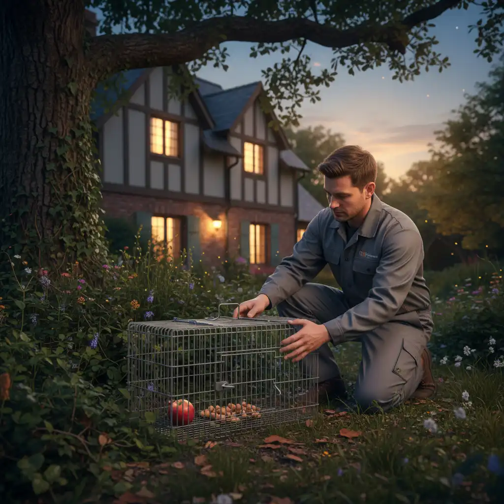 Professional humane possum trapping