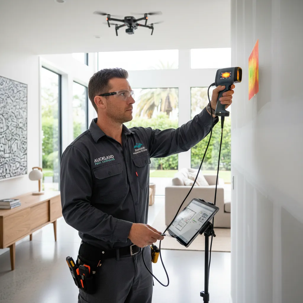 Termite inspector using thermal camera