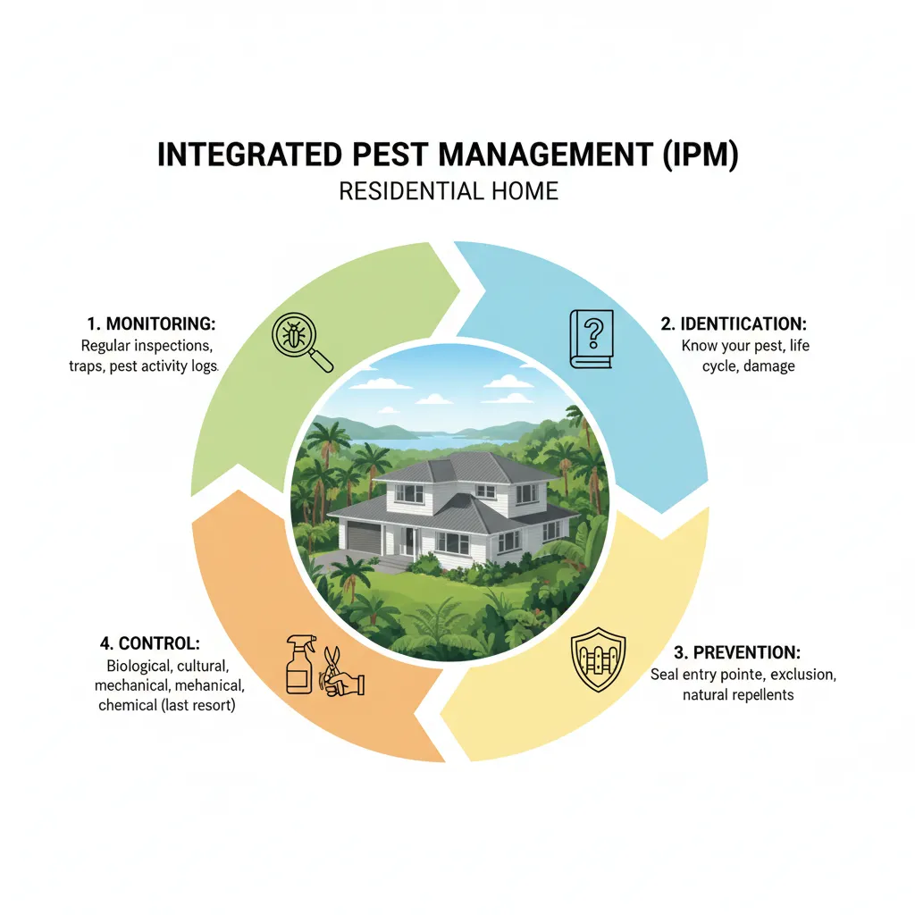 Implementing IPM for Homes: Auckland Residential Strategies Integrated Pest Management Cycle for Auckland Homes