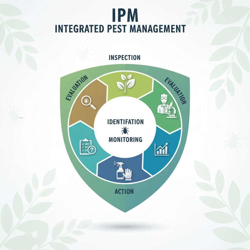 IPM for Businesses: Commercial Pest Management in Auckland Integrated Pest Management cycle infographic