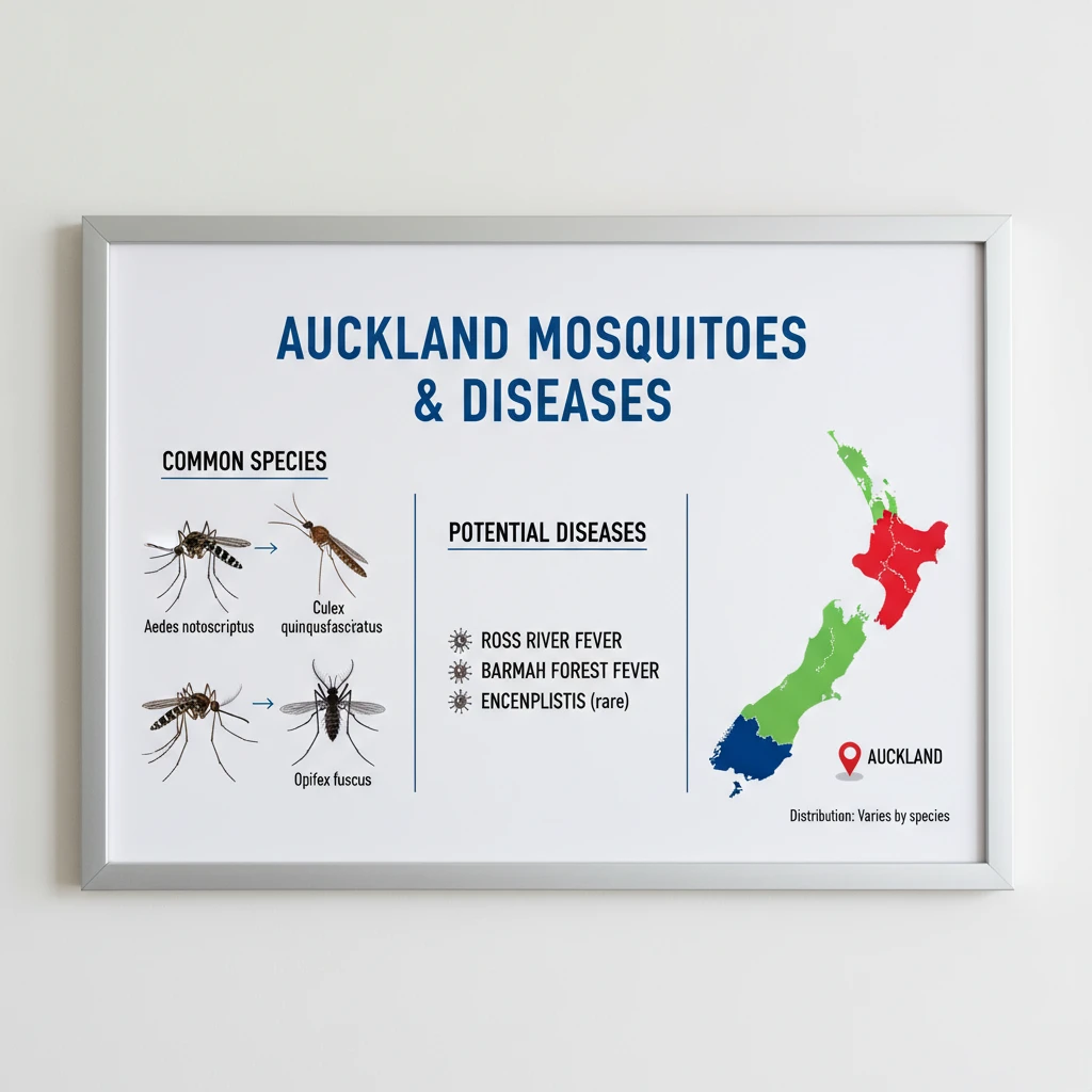 Common Mosquito Species and Potential Diseases in Auckland