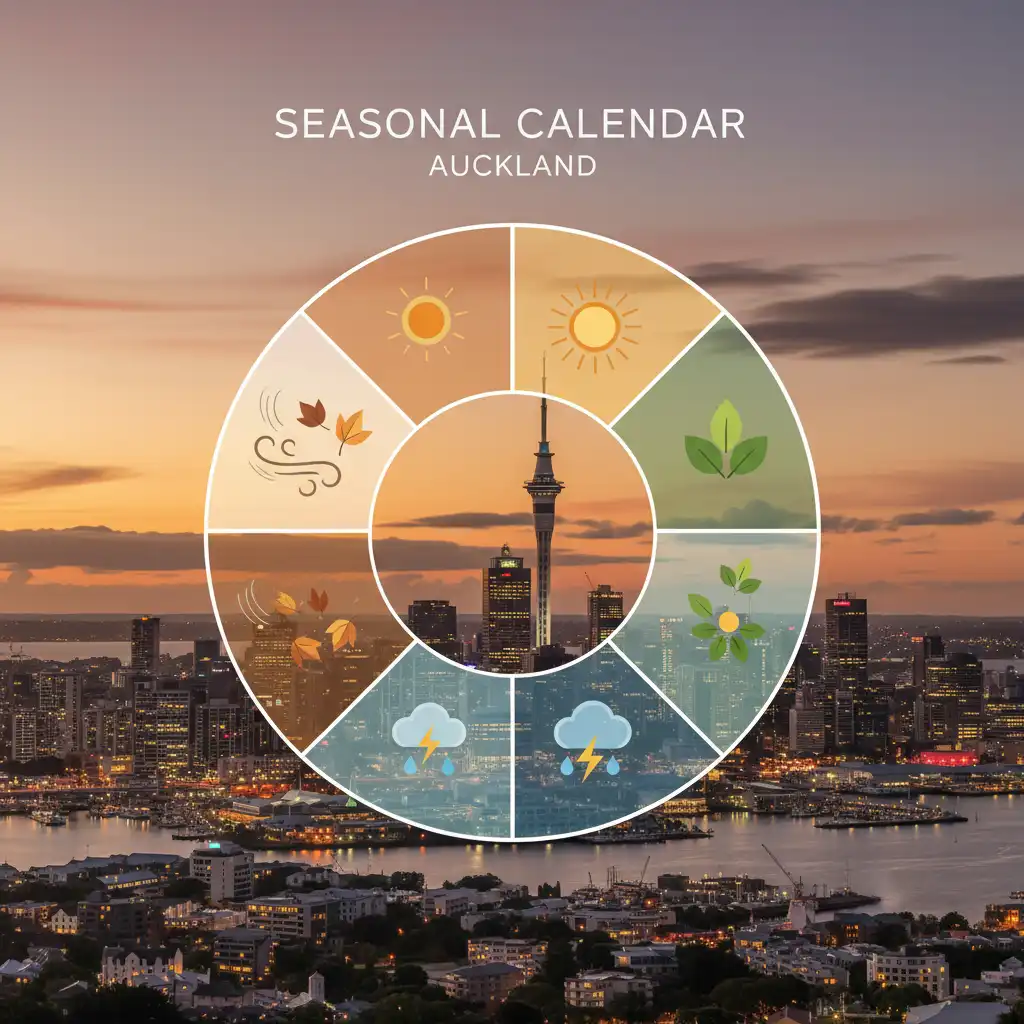 Seasonal Pest Threats in Auckland: A Comprehensive Guide Auckland seasonal climate and pest calendar concept