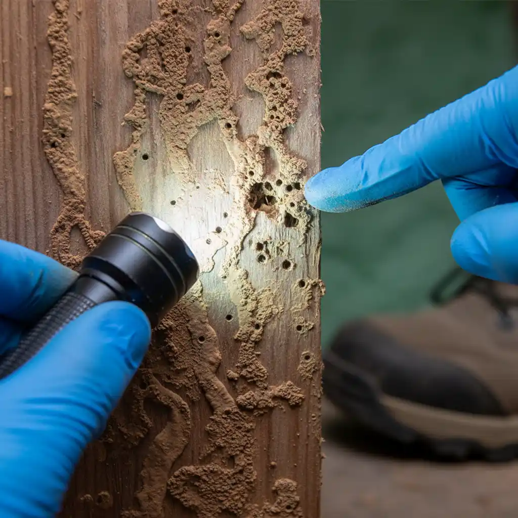 Professional Termite Inspection Auckland Timber damage caused by termites and borer beetles