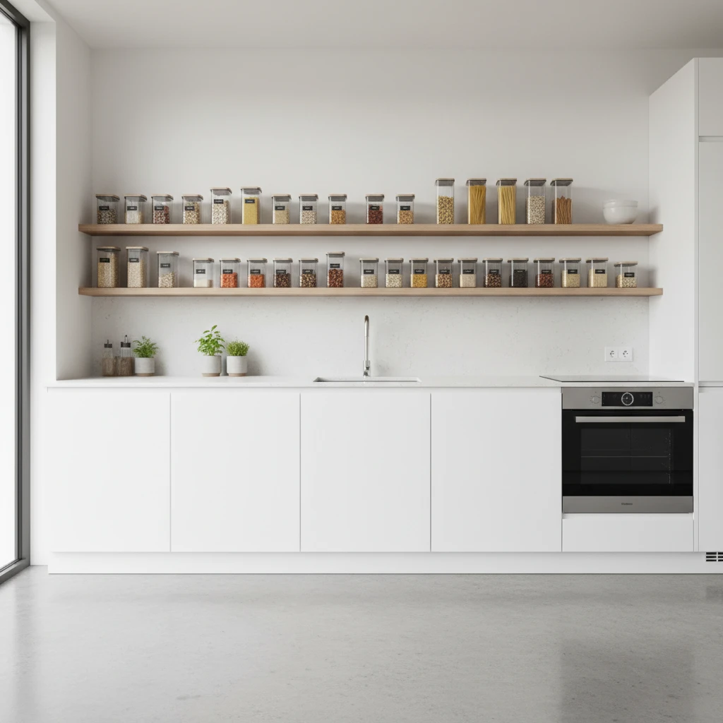 Clean kitchen demonstrating pest prevention