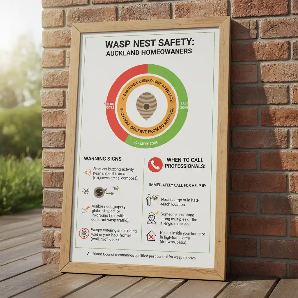 Wasp nest removal safety tips