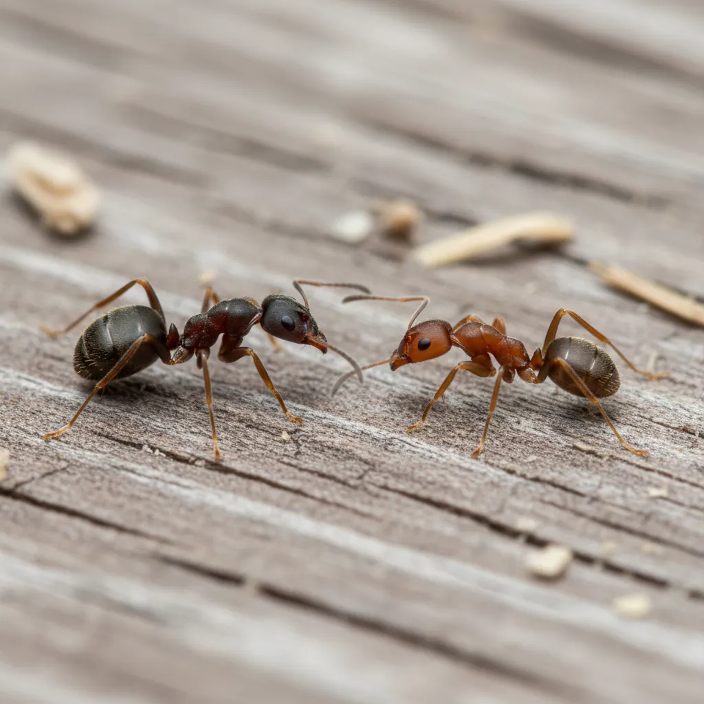 Comparison of White-footed House Ant and Argentine Ant species found in Auckland