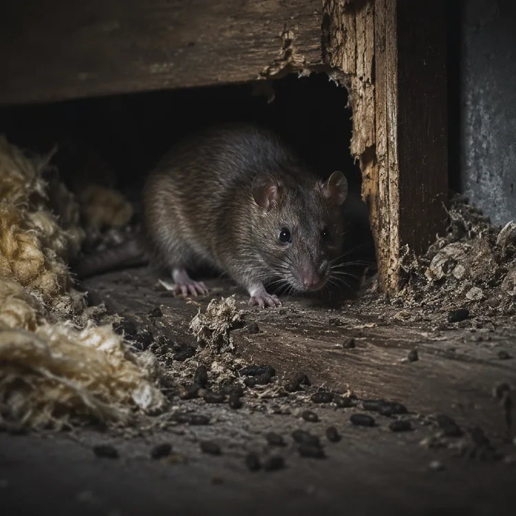 Rodent control Auckland for rats and mice in roof spaces and homes