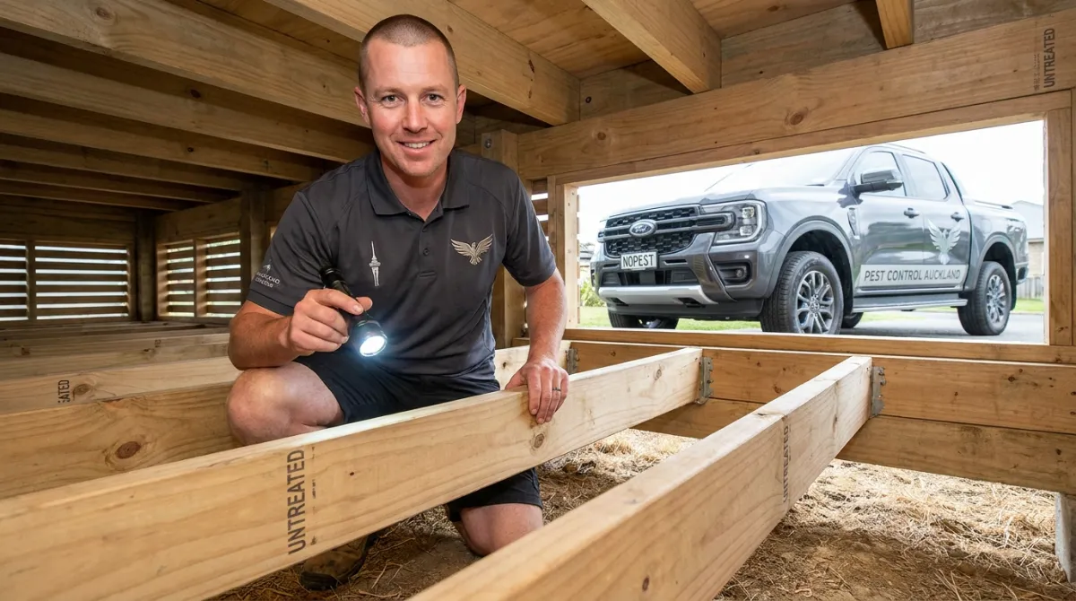 Specialized Pest Solutions: Termites Auckland A clean and dry subfloor in an Auckland home, essential for preventing timber pests