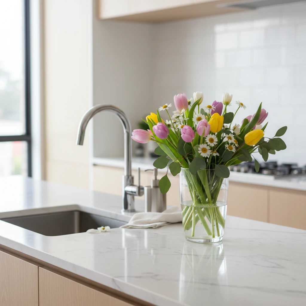 A perfectly sanitised kitchen after professional pest decontamination