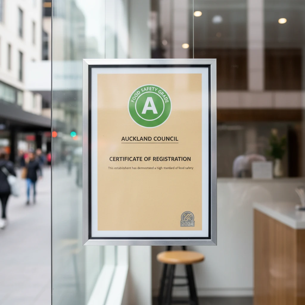 Auckland Council EatSafe Grade A