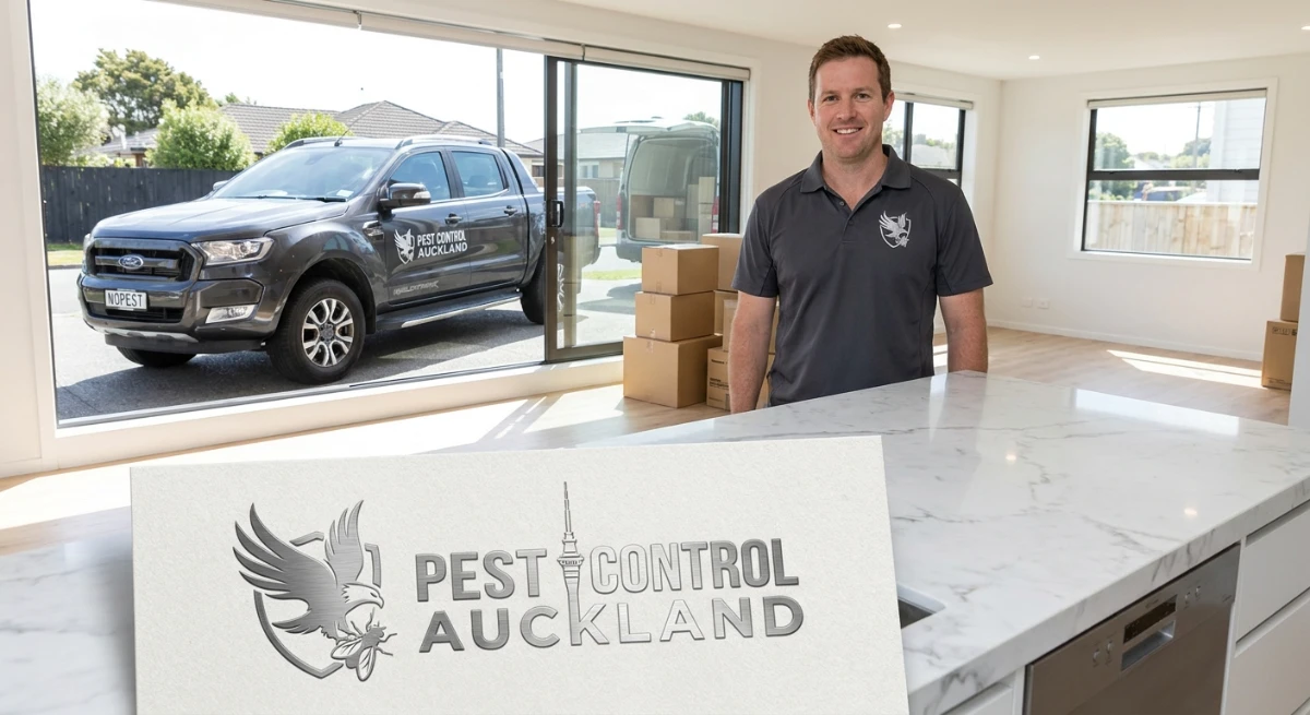 Auckland rental property prepared for end of lease pest control
