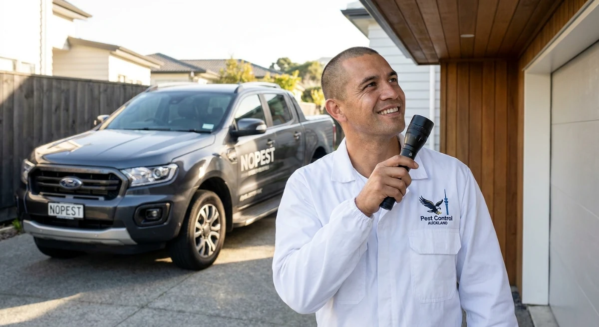 Certified wasp control technician