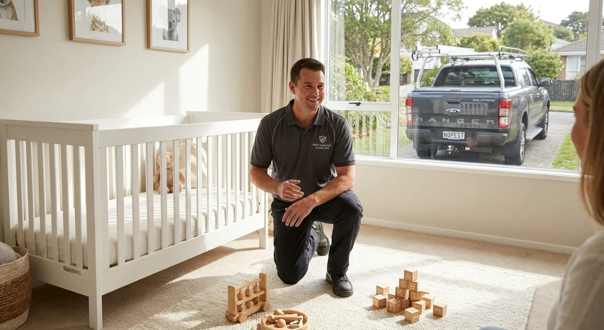 Clean and pest-free baby nursery in Auckland