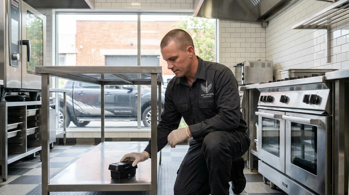 Comprehensive Pest Control Services Auckland Commercial Integrated Pest Management in an Auckland hospitality kitchen