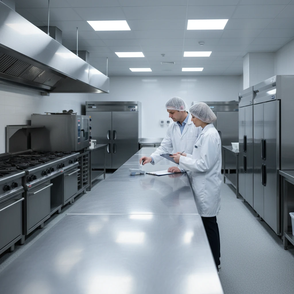 Commercial kitchen hygiene inspection in Auckland