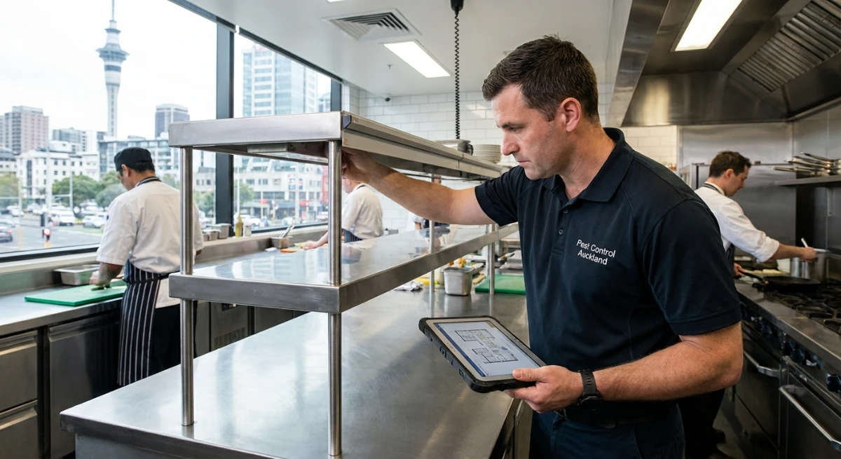 Commercial kitchen pest inspection Auckland