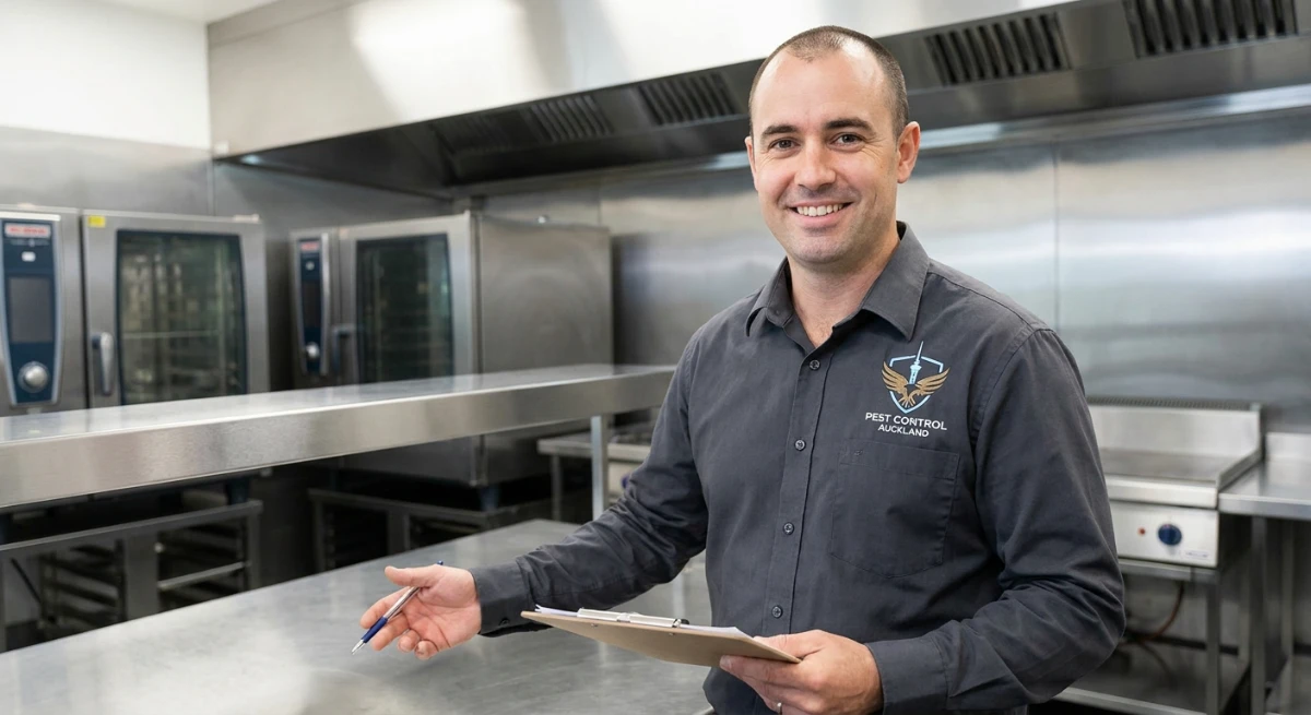 Commercial pest control compliance in an Auckland hospitality kitchen