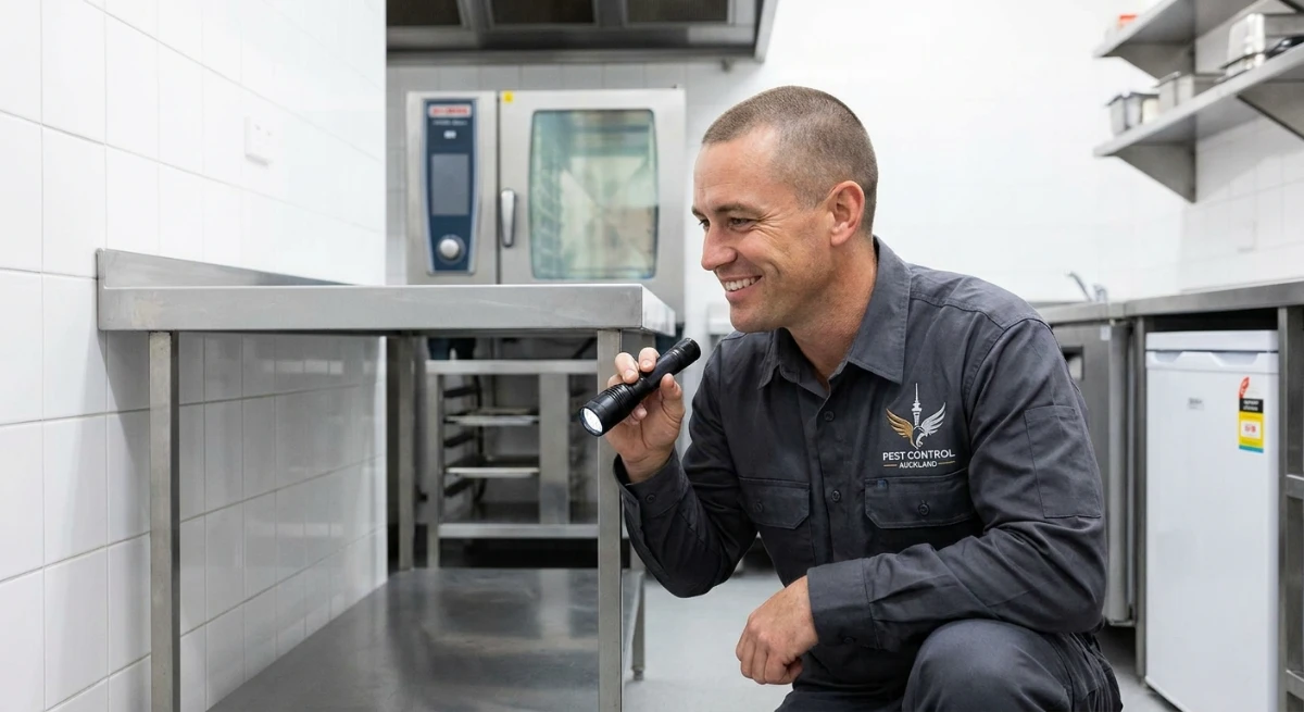 Commercial pest control Manukau Auckland kitchen audit