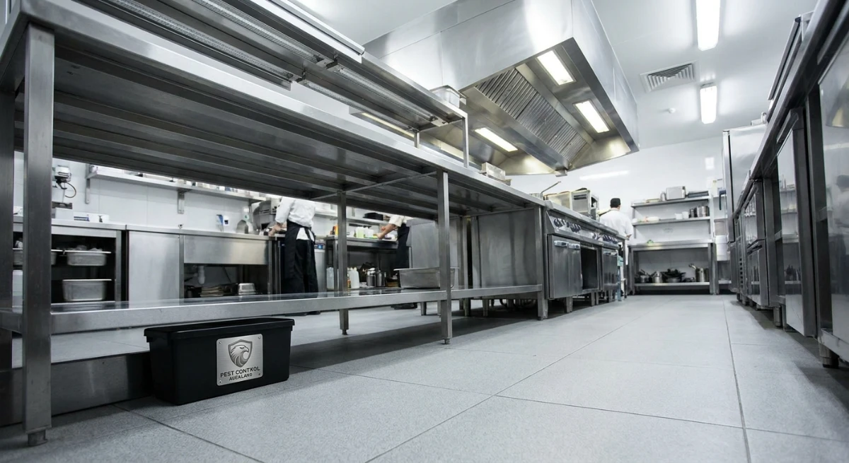 Commercial pest control monitoring in Auckland restaurant