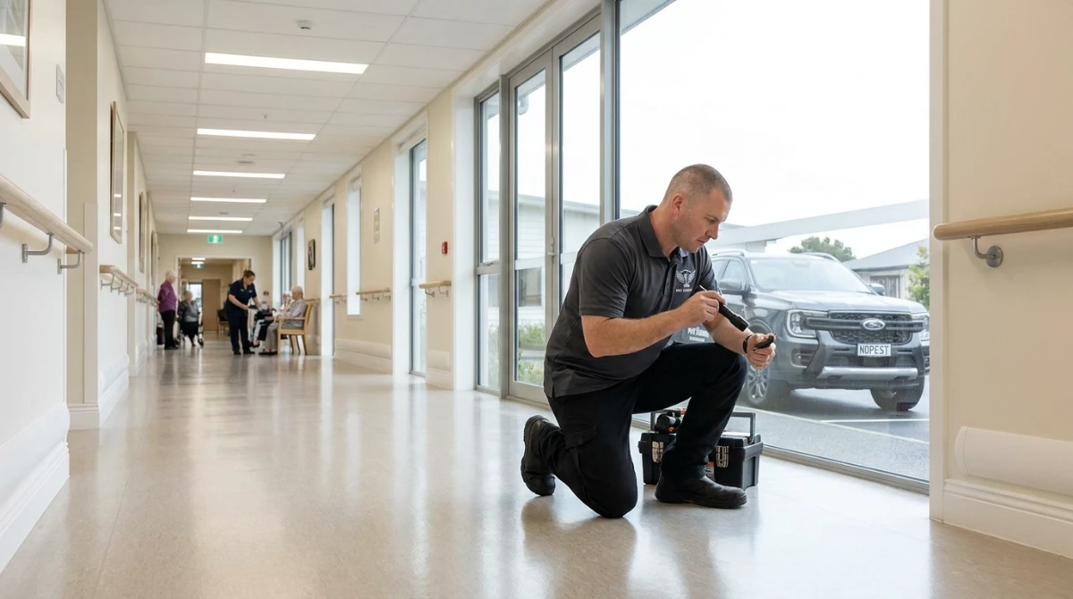 Discreet aged care pest control in Auckland facility