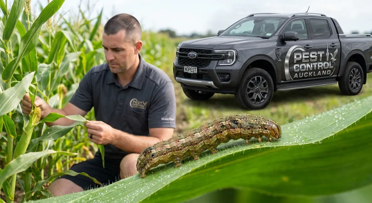 Fall Armyworm damaging vegetable crops in New Zealand