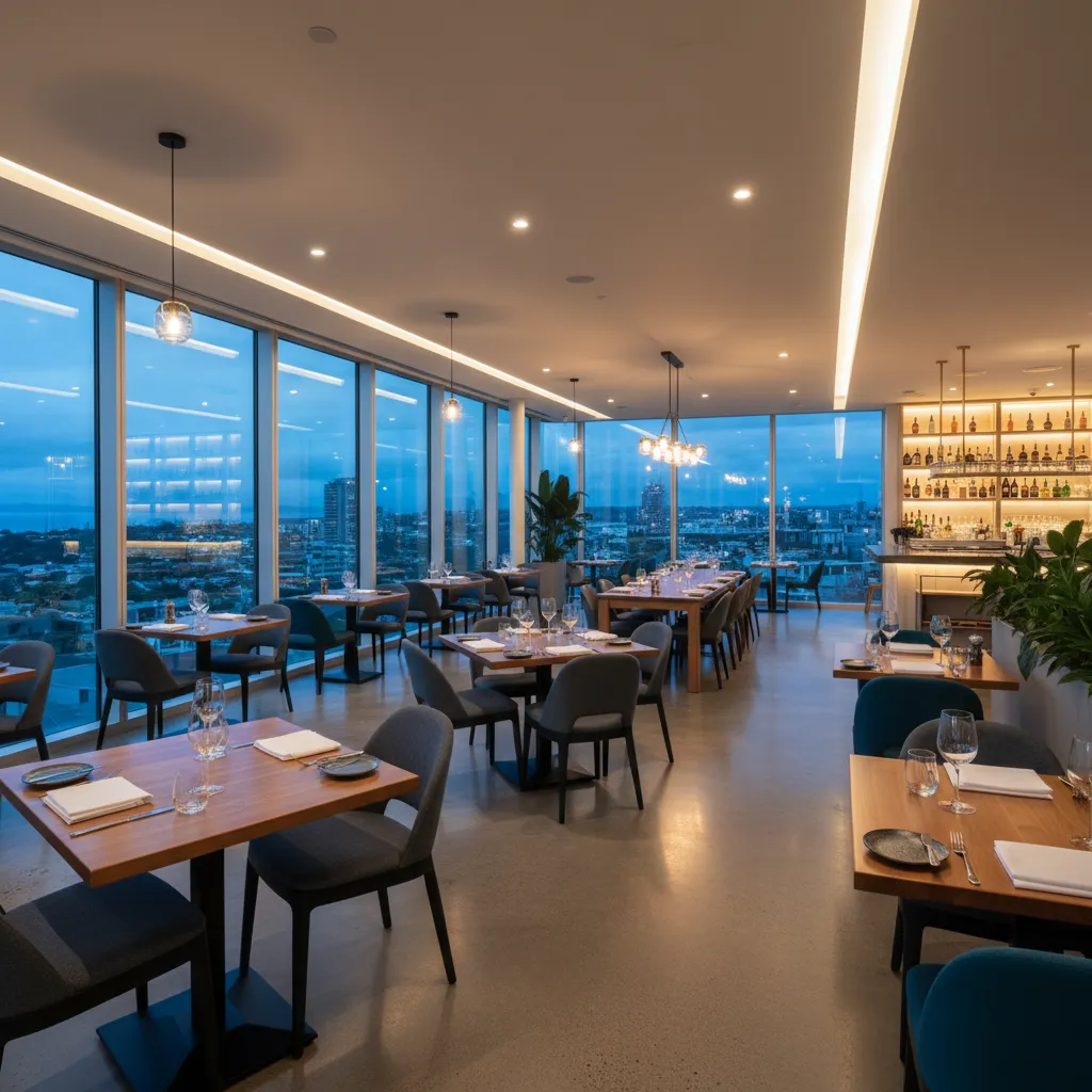 Clean and safe restaurant dining room on the North Shore