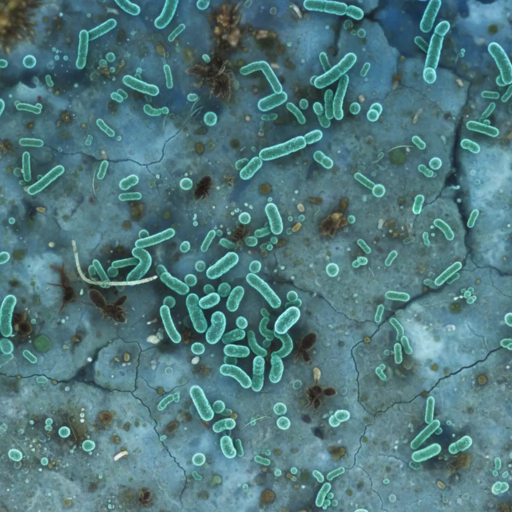 Invisible bacteria left by pests on surfaces