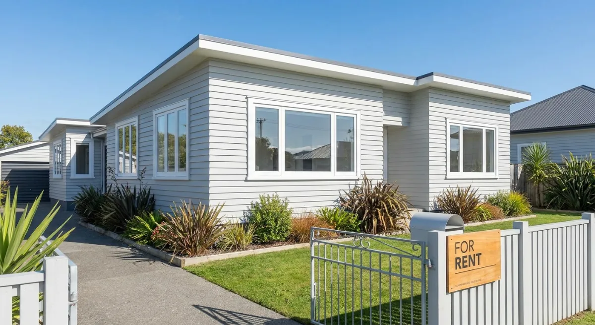 New Zealand rental property exterior