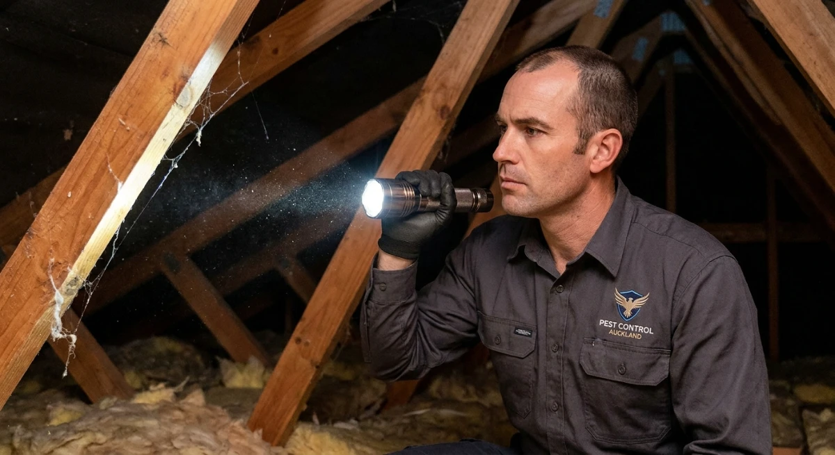 Pest Control Manukau Auckland roof inspection