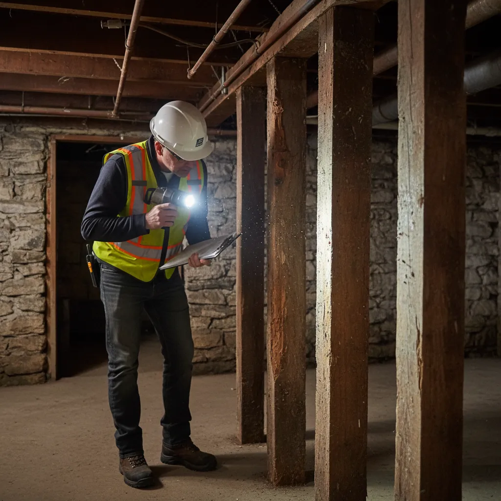 Pre-purchase borer inspection on Auckland property