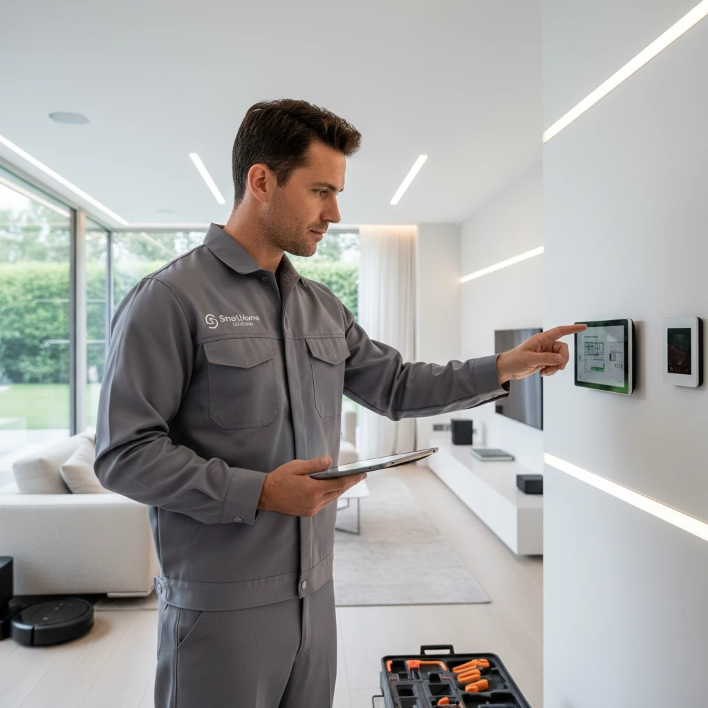 Professional pest control technician inspecting a Parnell residence