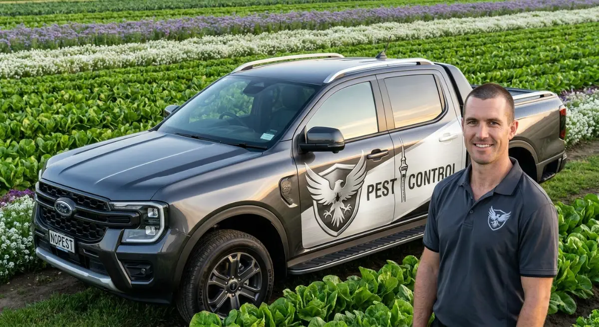 Pukekohe vegetable farm using flowering strips for biological pest control