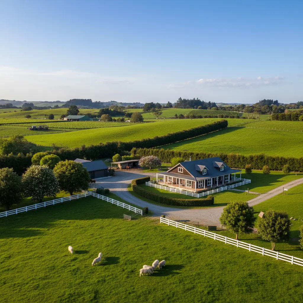 Rural lifestyle block in Franklin New Zealand