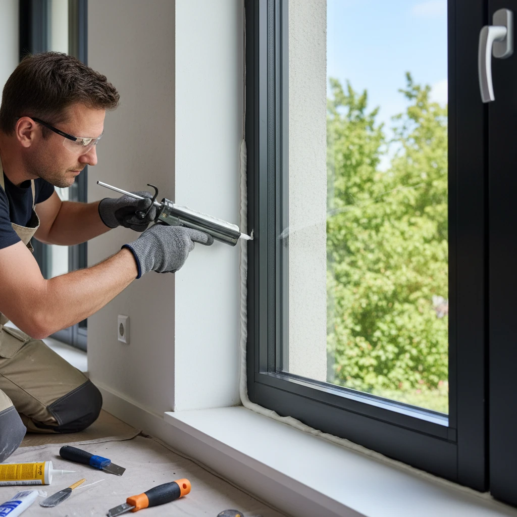 Sealing Window Cracks to Prevent Ants