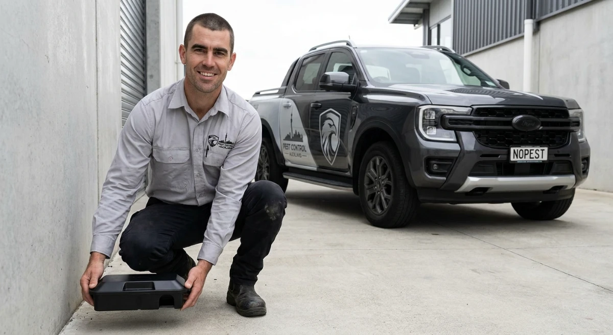 Smart digital pest monitoring system at a West Auckland warehouse