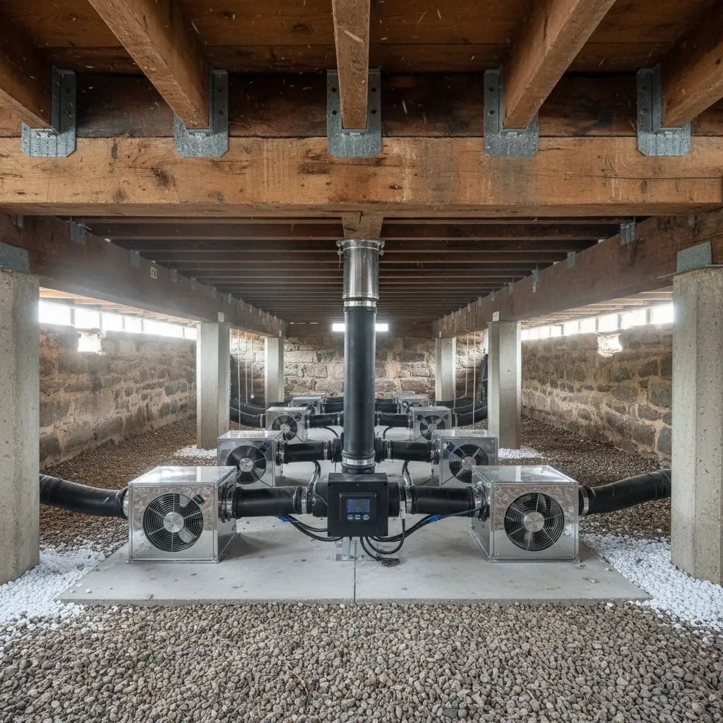 Subfloor Ventilation System Installation