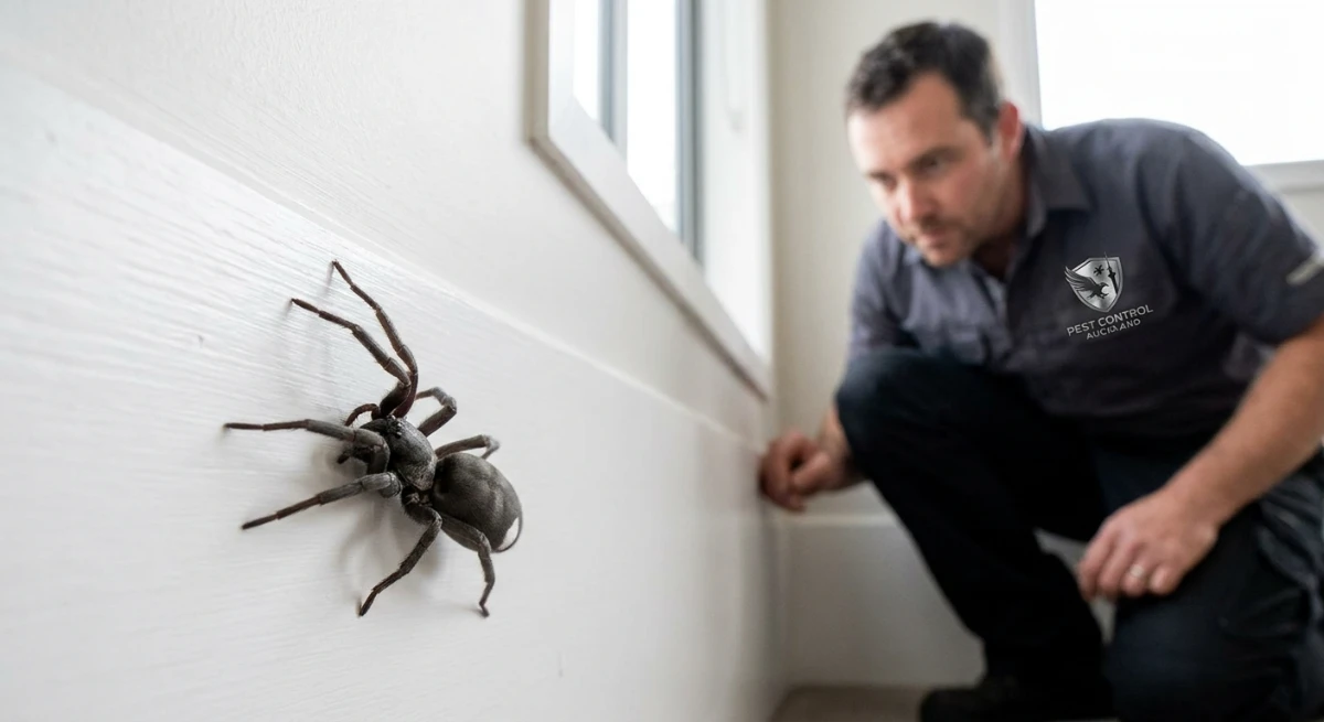 Auckland Spider Control & Identification Guide White-Tail Spider in Auckland Home